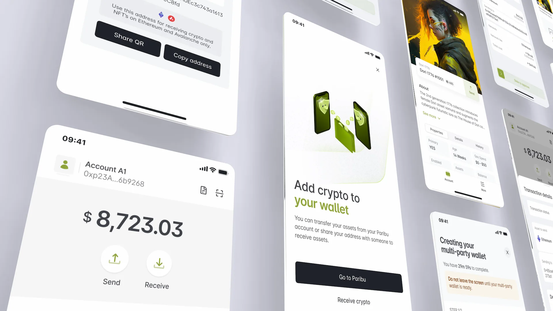 Paribu Self Wallet UI